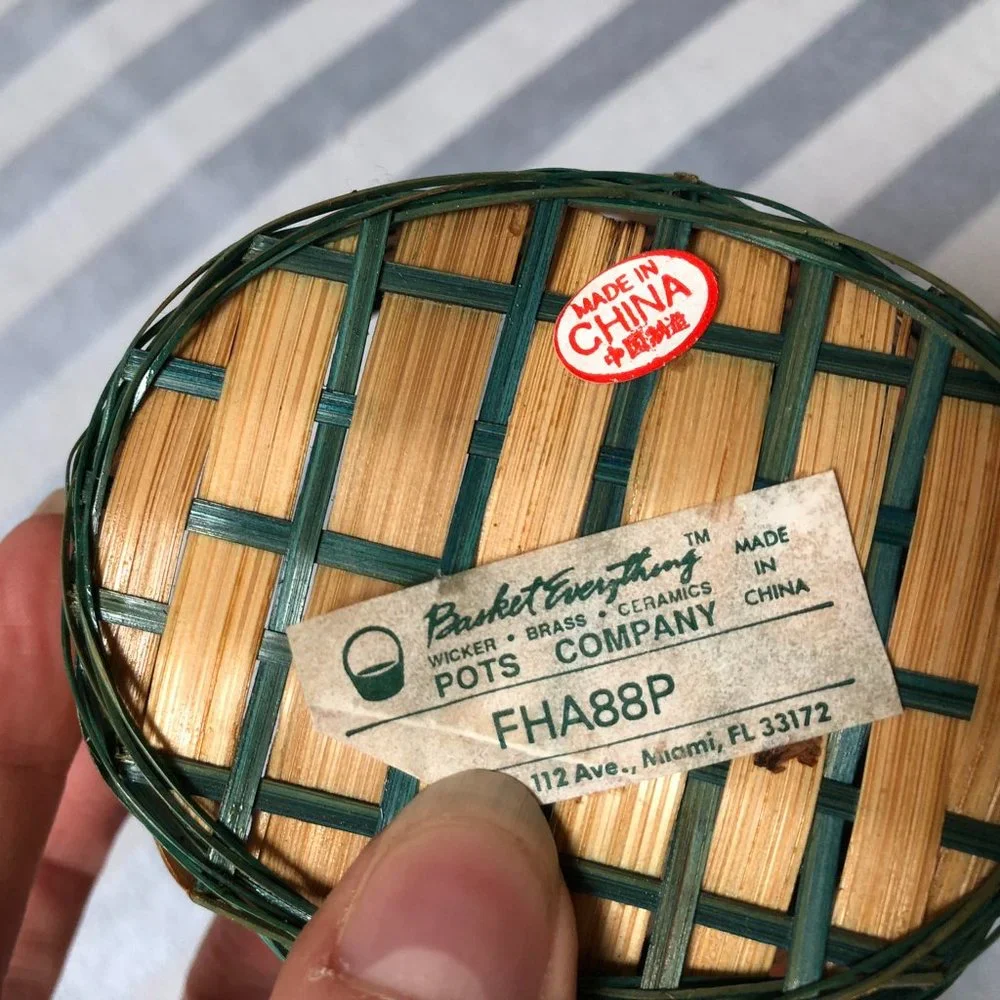 2x Longaberger Baskets + 4 other small wicker baskets (6 total)